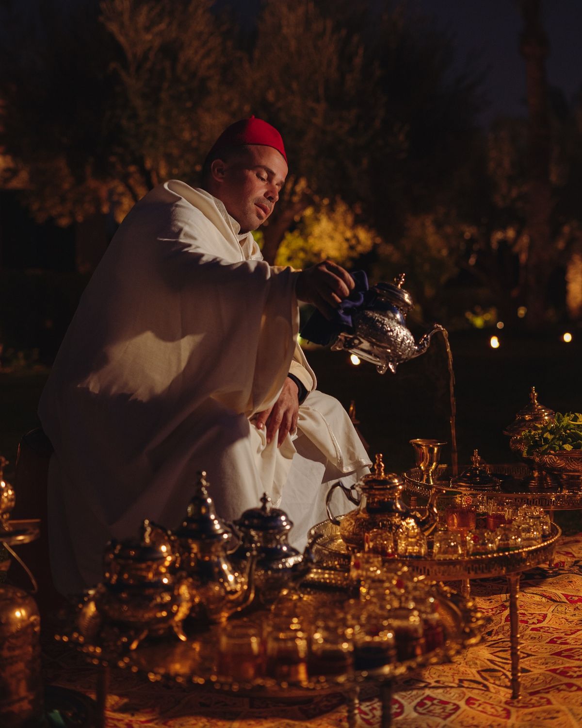 Traditional Moroccan Tea Service